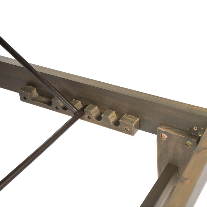 Summerland Chaise Lounge Dark Mesh Outdoor Seating - Dark Gray