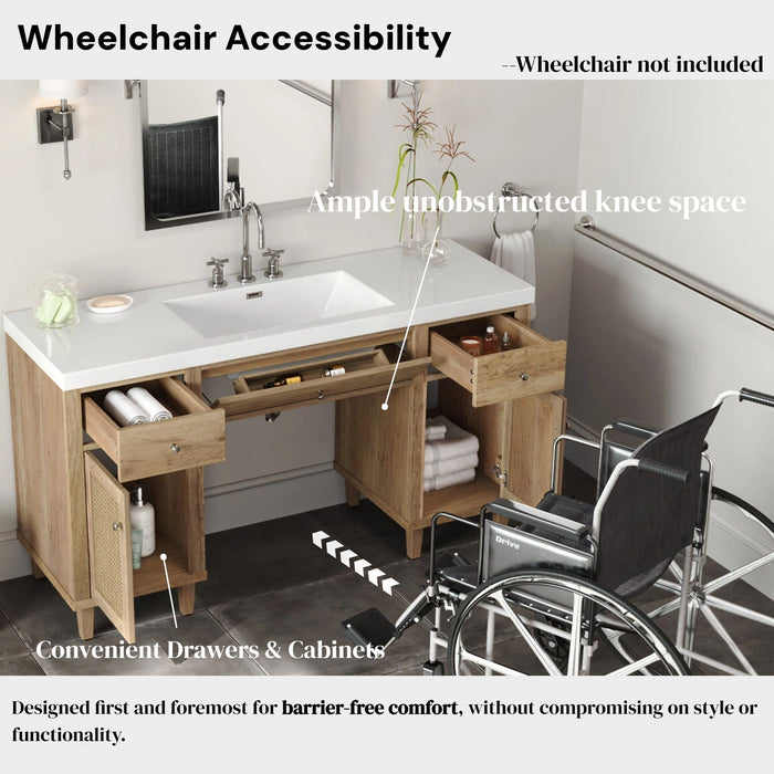 Bathroom Vanity With Sink, Spacious Storage Cabinet