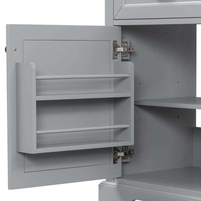 36" Bathroom Vanity With Sink, 2 Tip-Out Drawers, Soft Close Hinges