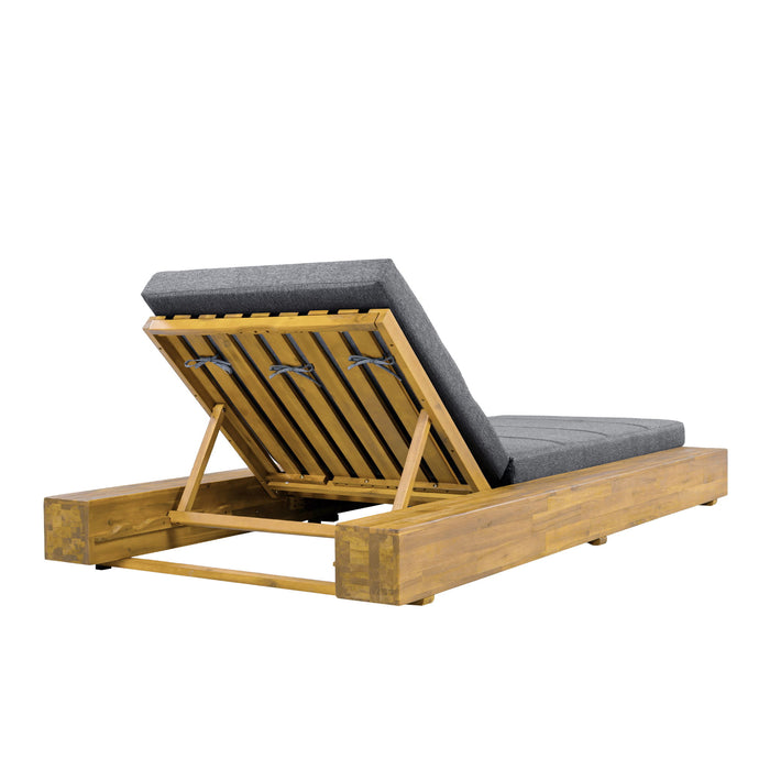 Outdoor Chaise Lounges With Water-Resistant Cushions