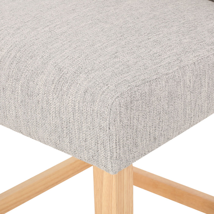 Vienna - Contemporary Fabric Tufted & Wingback Counter Stools (Set of 2)