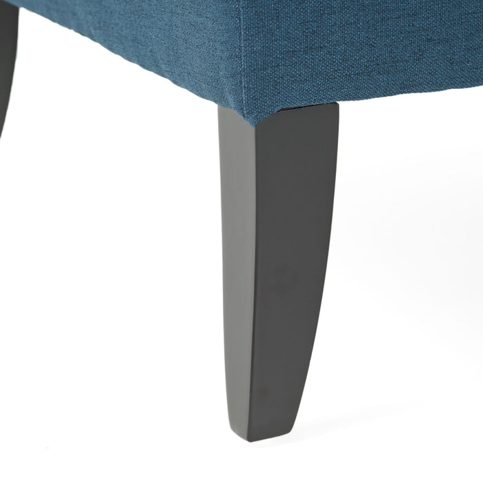 Nicole - French Style Upholstered Loveseat With Tufted Backrest