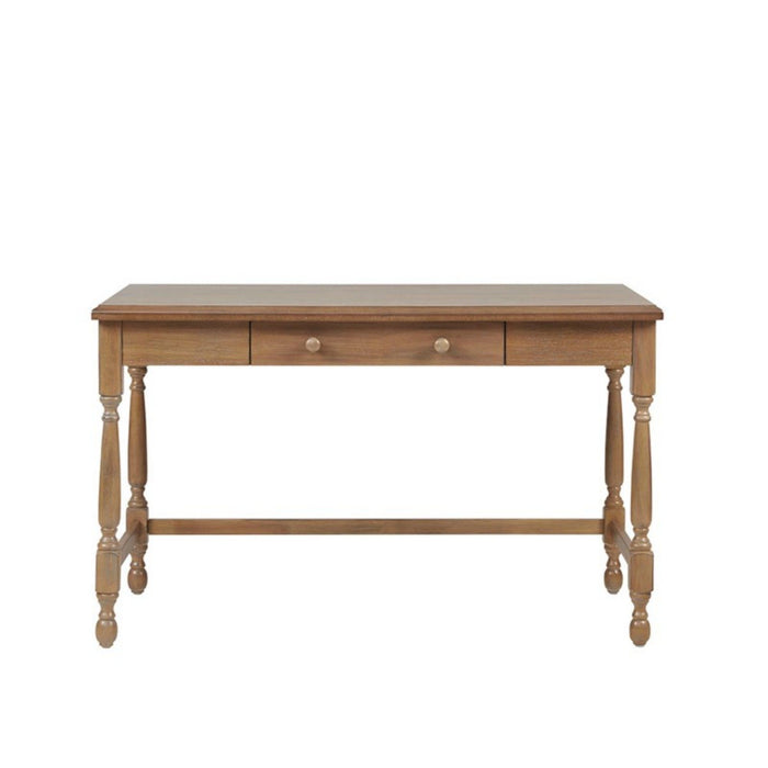 Tabitha - Desk With Drawer And Turned Legs - Natural