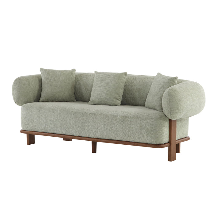 Modern Curved Arm Sofa