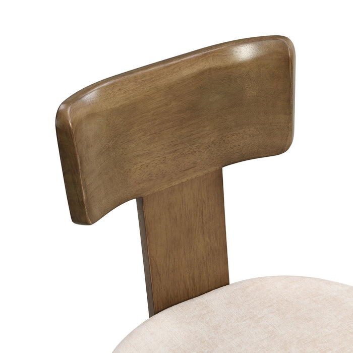 Upholstered Dining Fabric Side Chairs (Set of 2)