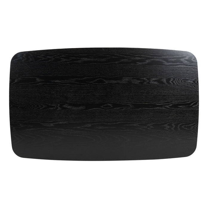 Retro Dining Table With Faux Wood Top