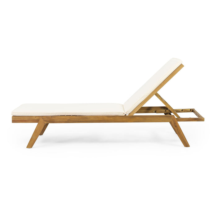Nebulon - Outdoor Adjustable Chaise Lounge With Water Resistant Cushions (Set of 2)