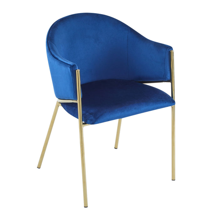 Modern Upholstered Dining Chair With Frame And