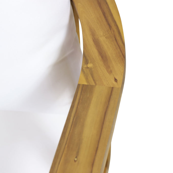 Patio Furniture Set, Outdoor Acacia Wood Patio Club Chair With Table