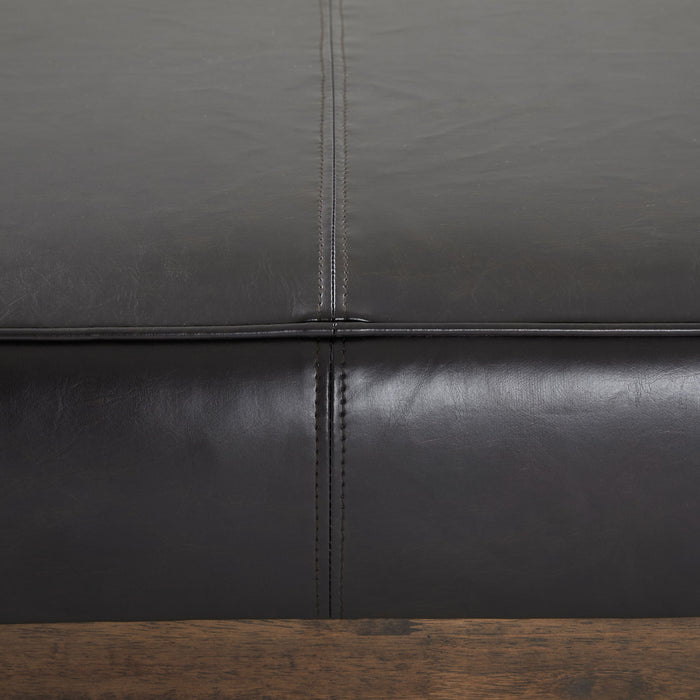 Modern Upholstered Cocktail Ottoman Bench With Cushion Top