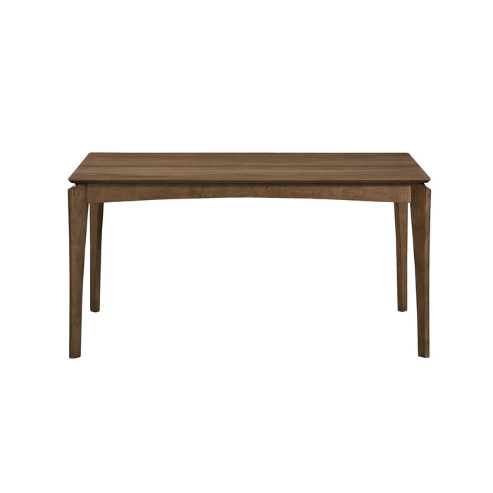 Jesse - Mid Century Style Dining Table With Minimal Details - Walnut