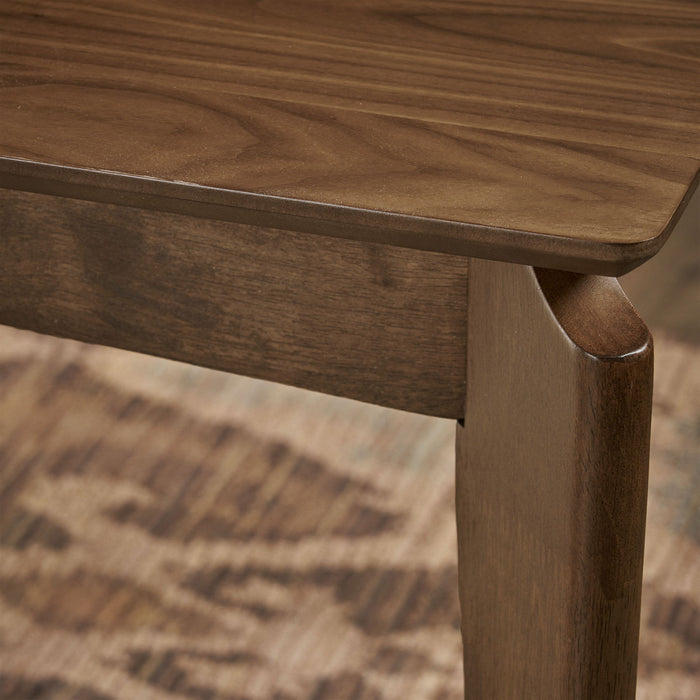 Jesse - Mid Century Style Dining Table With Minimal Details - Walnut