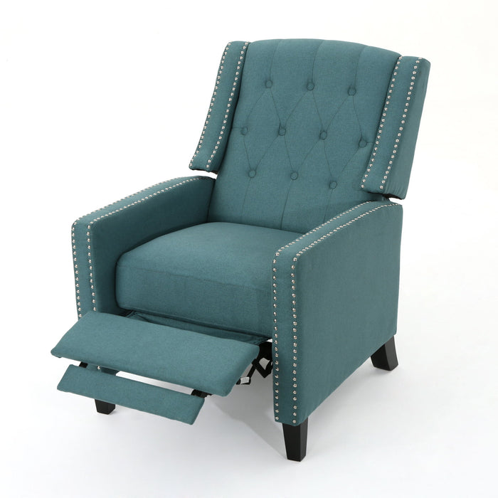 Classic Fabric Push Back Chair