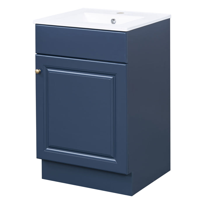 Bathroom Vanity With Sink, Cabinet With Adjustable Shelf