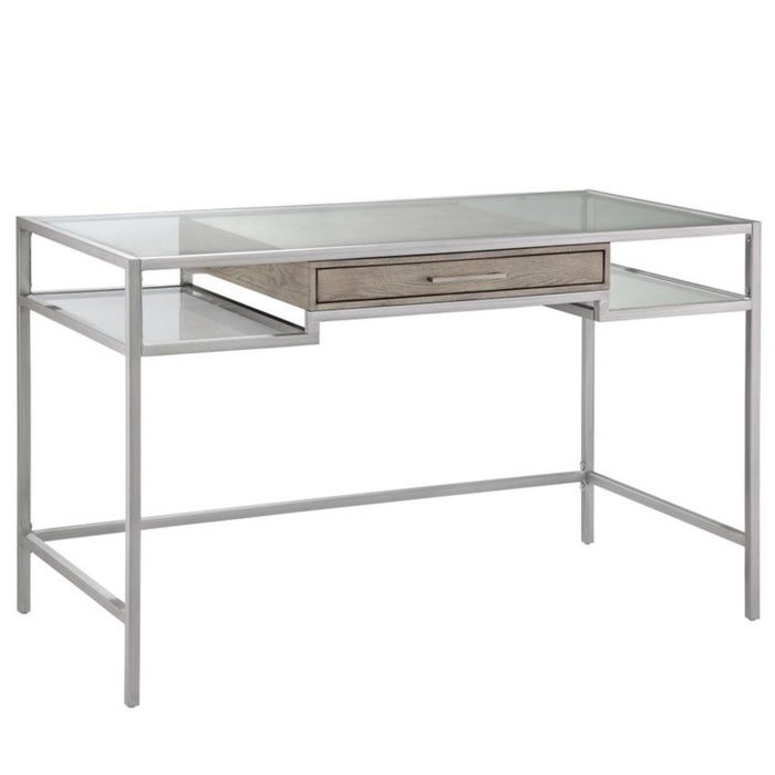 Adela - Writing Desk - Antique Silver