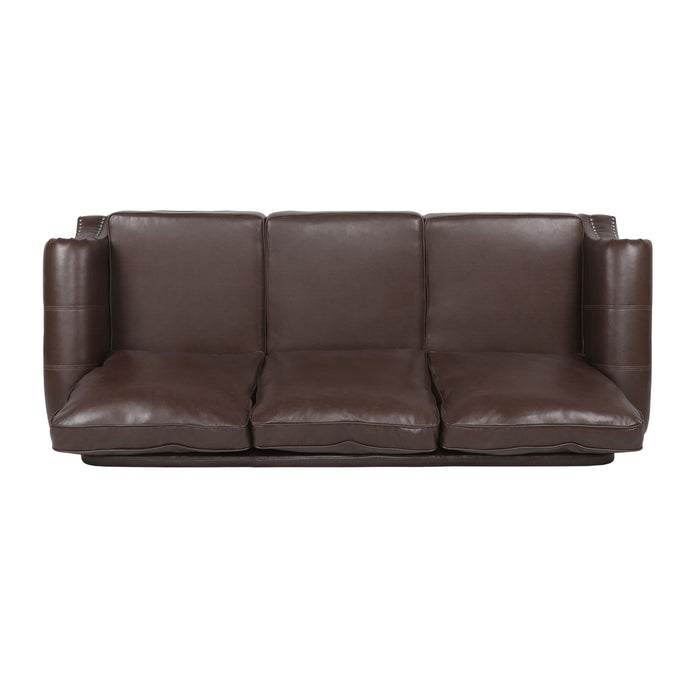 Contemporary 3 Seater Sofa With Nailhead Trim