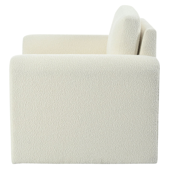 Modern Upholstered Accent Chair, Sturdy Support & Luxurious Comfort