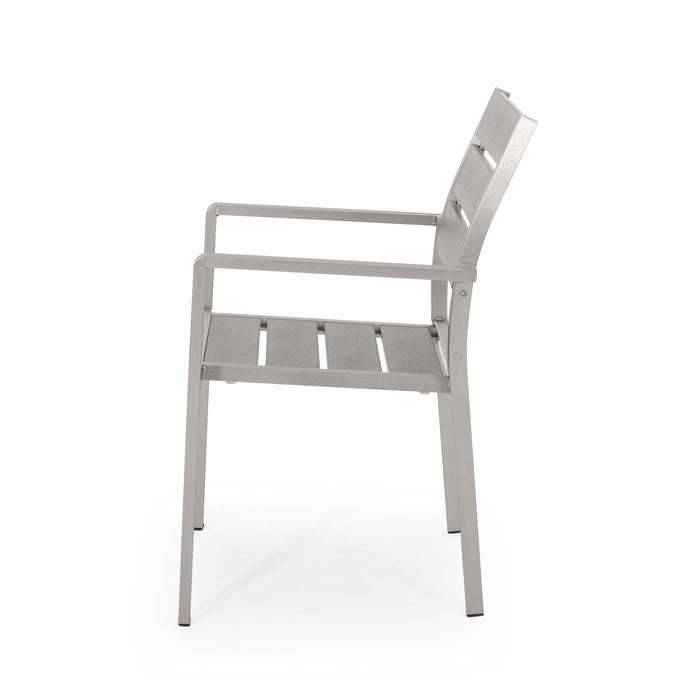 Dreamlan - Outdoor Aluminum Dining Chair (Set of 2)
