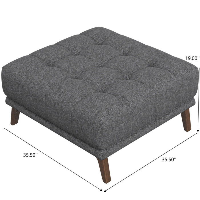 Addison - Square Upholstered Ottoman