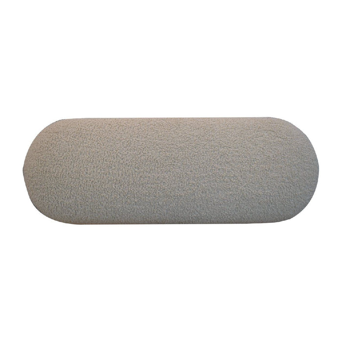 Boucle Hallway Bench - Cream