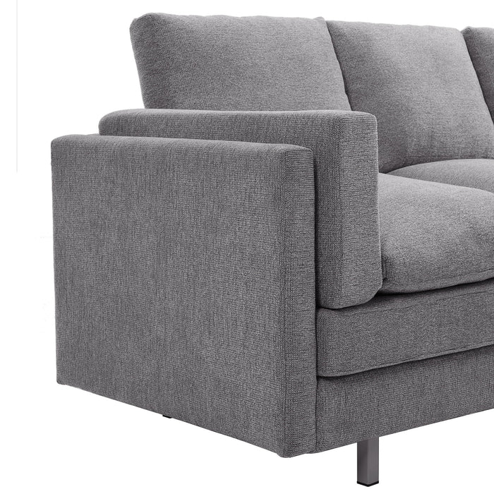 3 Seater Sofa With Dual Layer Seat Cushions