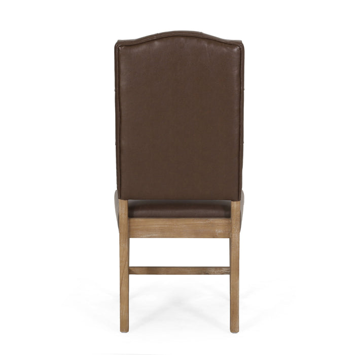 Elegant Dining Chair With Button Tufted Design