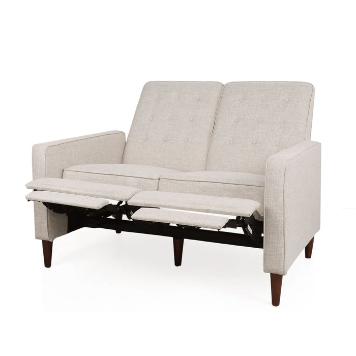 Manville - Contemporary Tufted Loveseat Pushback Recliner