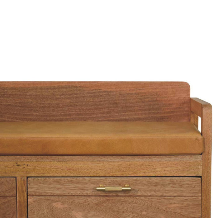 Oxford - 2 Drawer Storage Bench - Beige