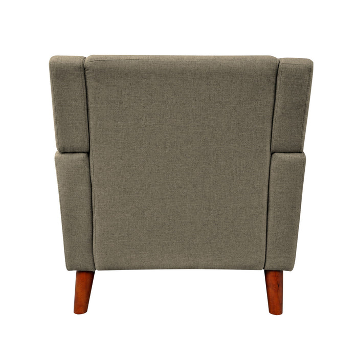 Luminaesque - Fabric Upholstered Armchair With Tufted Back