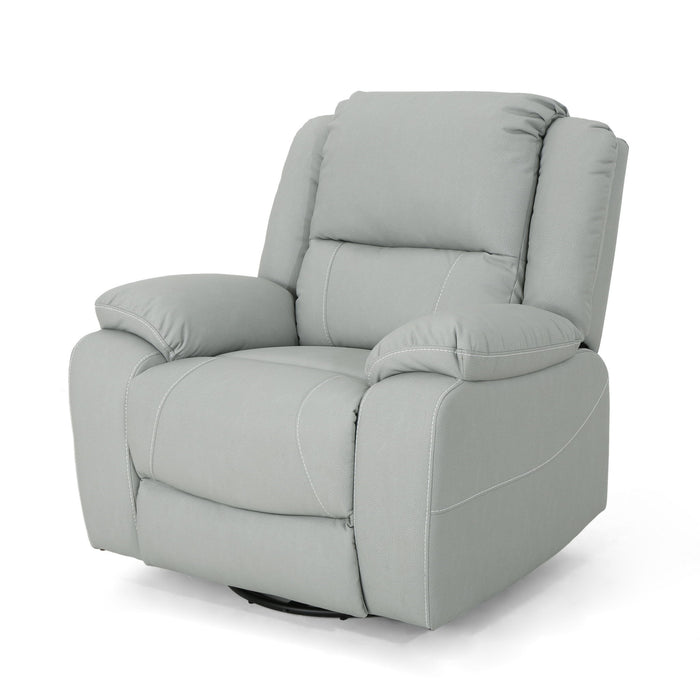 Stylish Wide Manual Swivel Standard Recliner