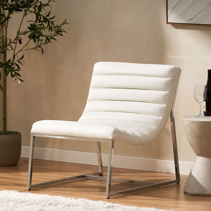 Wilmouth - Roll Occasional Chair - White