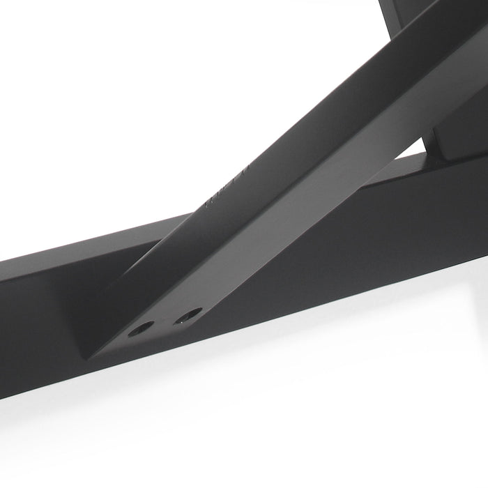 Farmhouse Style Dining Table With Wood Like Top