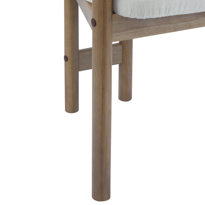 Upholstered Arm Dining Chairs (Set of 2)