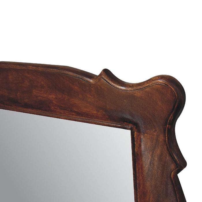 Oblong Mirror Frame - Brown