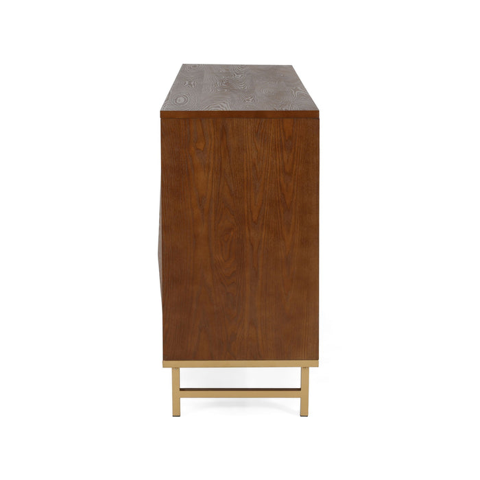 Tamid - Modern Wide Handcrafted Sideboard With Adjustable Shelves