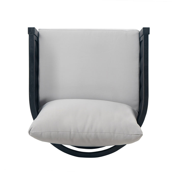 Outdoor Acacia Wood Club Chairs With Cushions