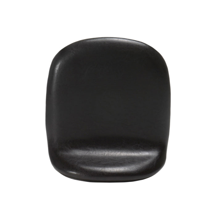 Contemporary Bar Stool With Stylish Seat And Small Backrest