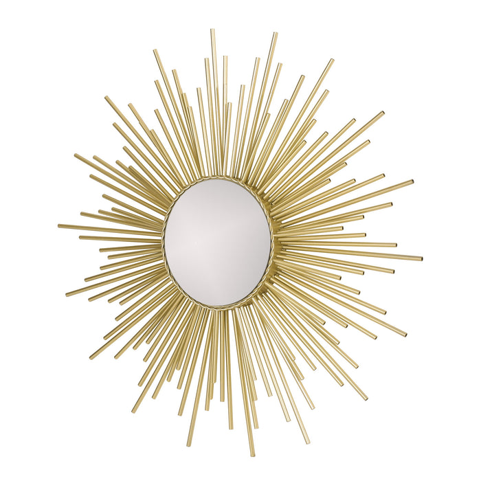 Modern Glam Sunburst Wall Mirror - Gold