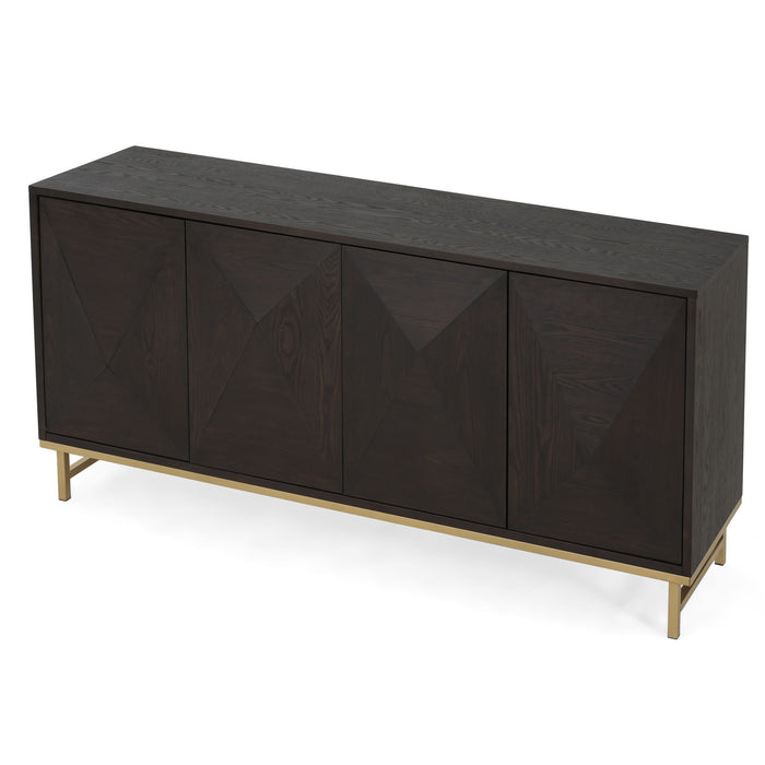 Tamid - Modern Wide Handcrafted Sideboard With Adjustable Shelves