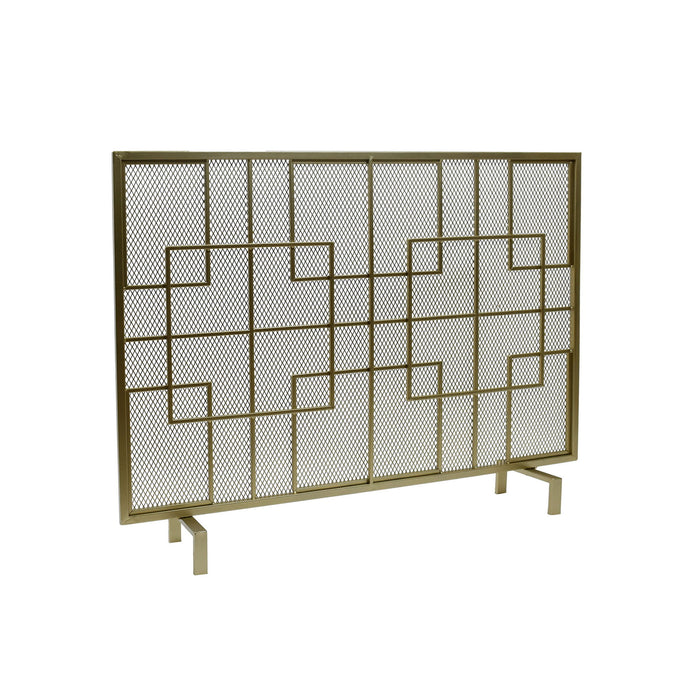 Dorothy - Modern Single Panel Iron Fire Screen