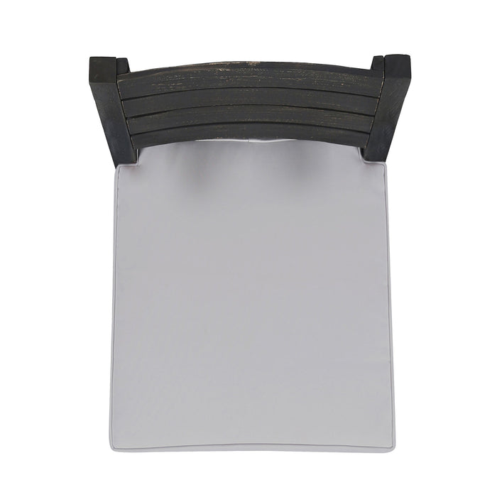 Outdoor Armless Dining Chair With Cushions