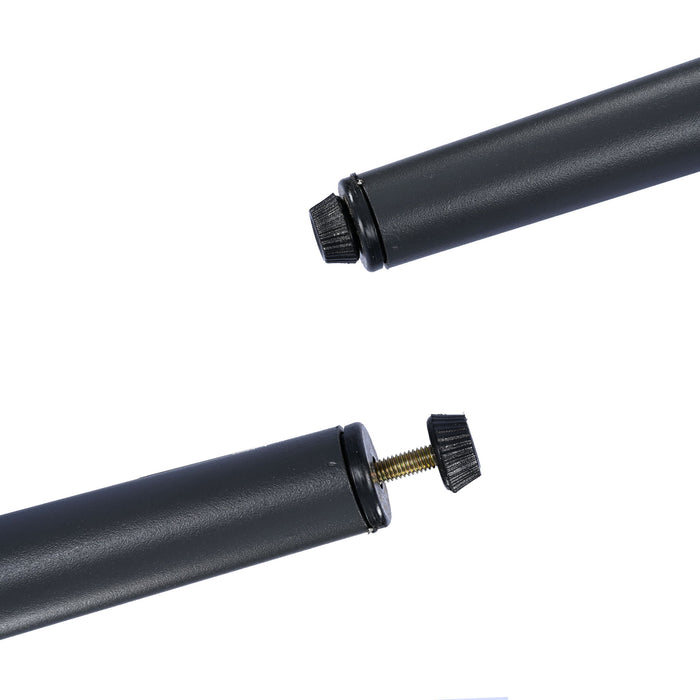 4 Piece Outdoor Patio Furniture Set, Metal Chairs With Woven Rope U Shaped Backrest