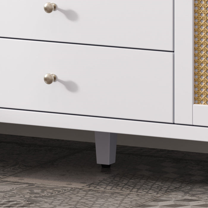 Bathroom Vanity With Sink, 5 Legs, Soft Close Drawers