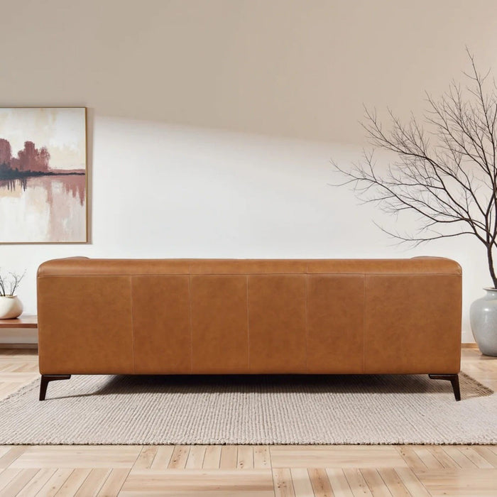 Fargo - Leather Sofa - Brown / Rustic