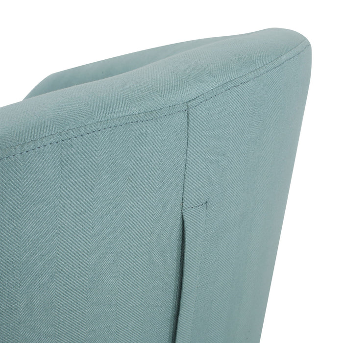 Contemporary Swivel Glider Chair With 360 Degree Rotation