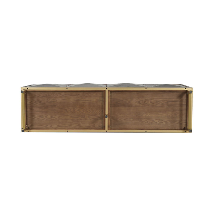Tamid - Modern Wide Handcrafted Sideboard With Adjustable Shelves