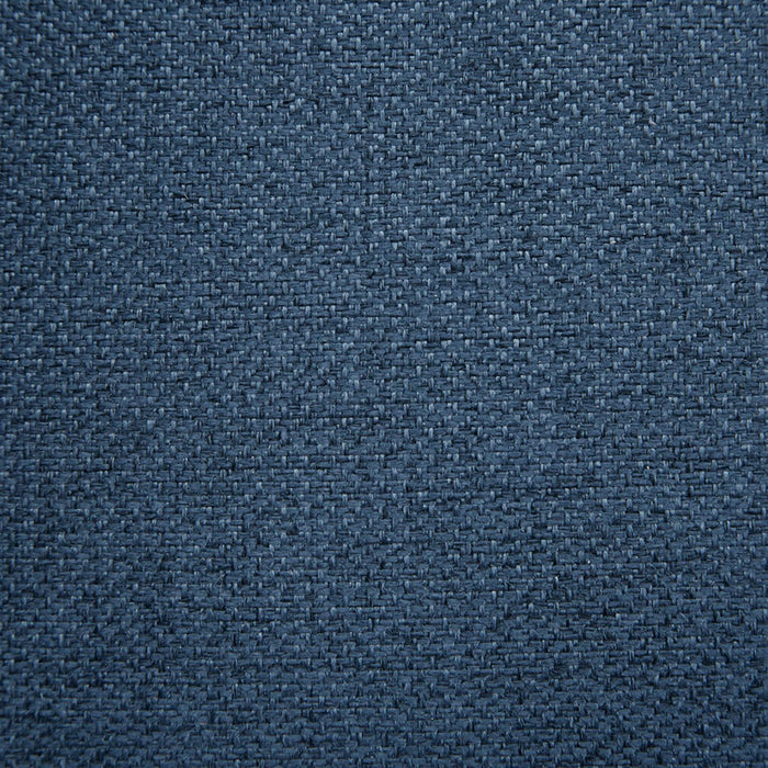 Modern Accent Chair With Quilted Back And Silver Studs - Dark Blue