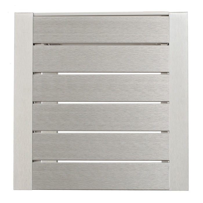 Aluminum Outdoor C - Shaped Side Table For Patio