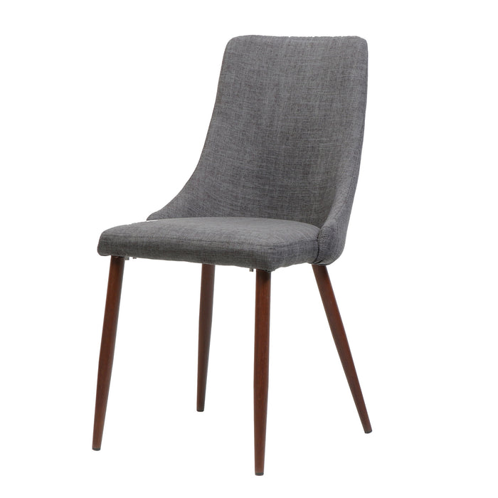 Mid Century Modern Fabric Armless Dining Chair