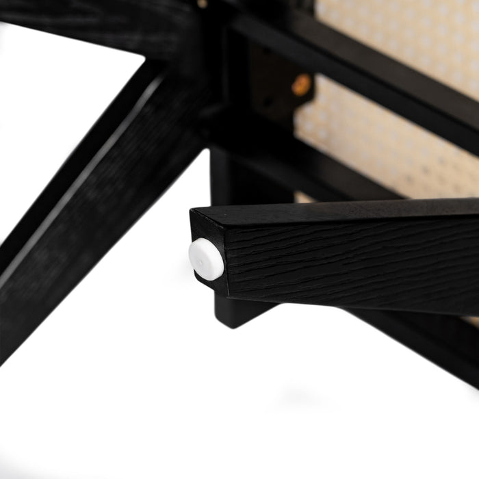 Chandigarh Dining Room Chairs With Natural Rattan (Set of 2)